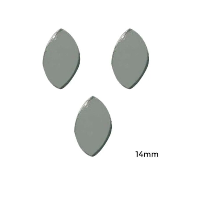 Pablo Art Cut Mirror Kastipan Shape Pack of 10 Grams - Image 1