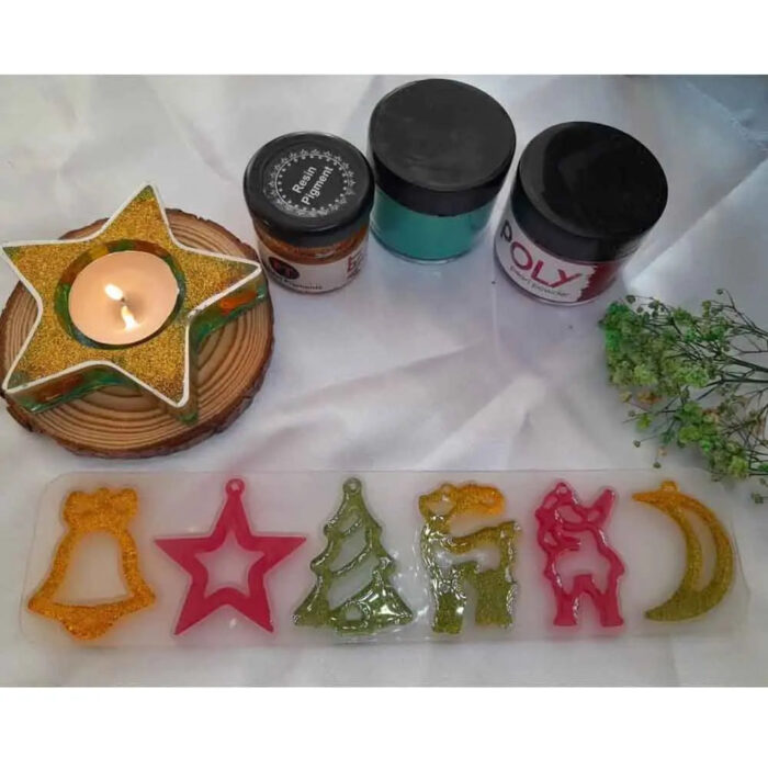 Pablo Art DIY Silicone Christmas Decoration Mould - 6 Designs - Image 1