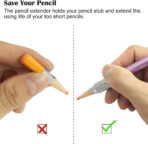 Pablo Art Dual Head Metal Handle Pencil Extender - Image 5