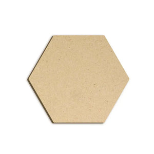 Forpencil MDF Cut Out Hexagon 4mm Thickness (Sizes in Inches)