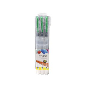 Keep Smiling Water Brush Pen Set of 3 Water Brush Pens Art Brush Pen Set Watercolor Brush Pens Refillable Brush Pens Watercolor Painting Supplies Art Supplies for Artists Portable Art Pens Brush Pens for Calligraphy