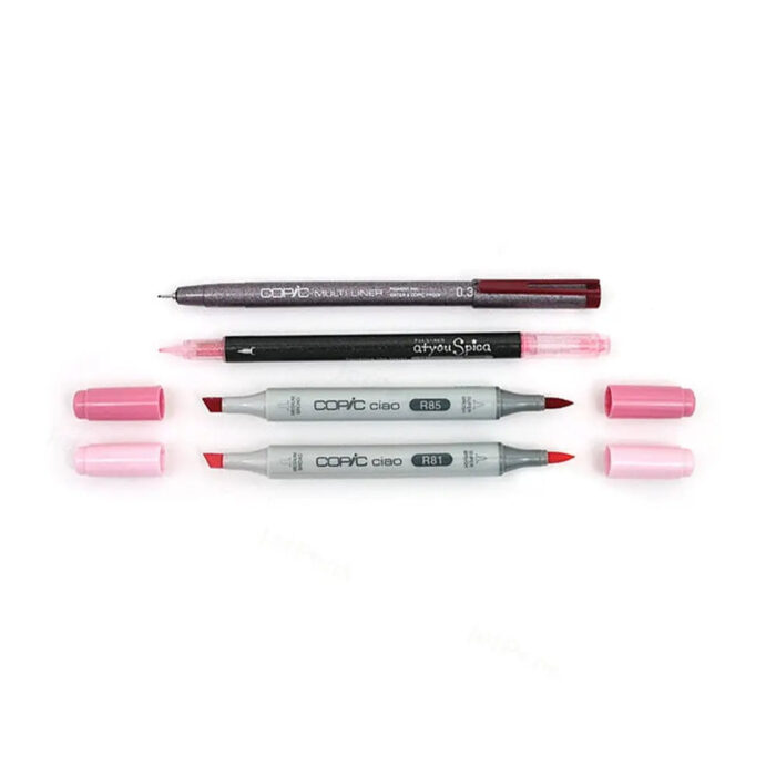 Copic Doodle Pack - Pink - Image 1