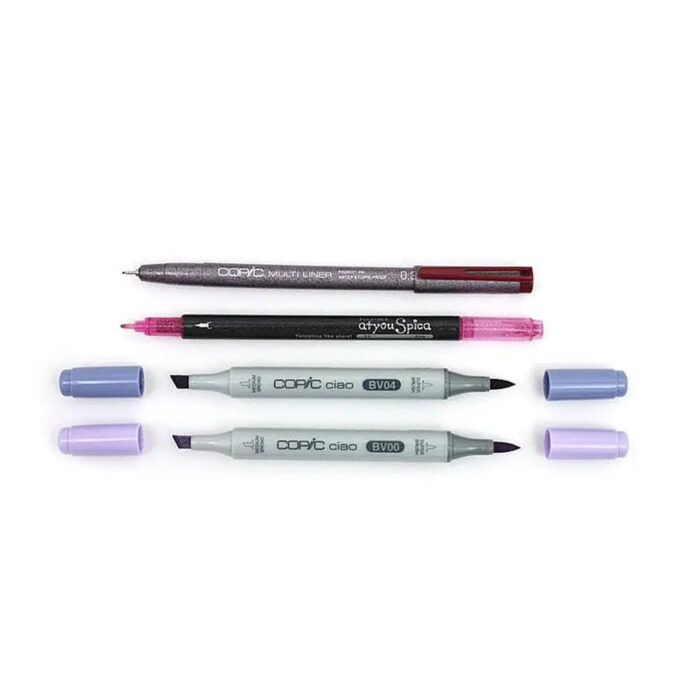 Copic Doodle Pack - Purple - Image 1