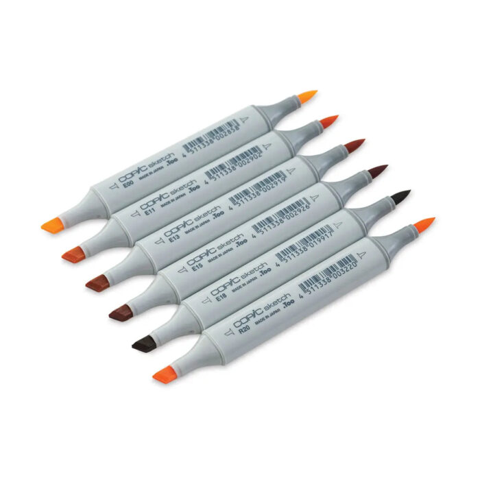 Copic Sketch 6 PCS Skin Tones - Image 1