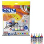 Doms Neon Fluid Acrylic Painting Set