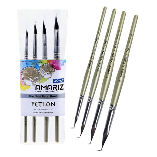 Doms Amariz Artist Essentials Petlon Petal Painting Brush – Set of 4 Doms Amariz Artist Essentials Petlon Petal Painting Brush – Set of 4
