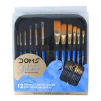 Doms Artistic Brush Set With Zip Case