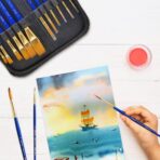 Doms Artistic Brush Set With Zip Case - Image 3