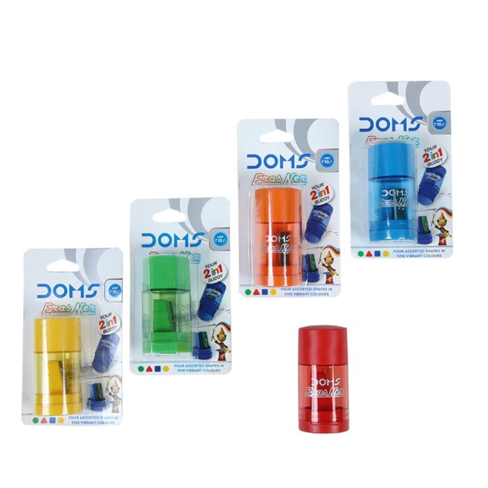 Doms Erasner 2-in-1 Buddy - Eraser + Sharpener Combo - Image 6