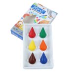 Doms Grippie Crayons – 6 Vibrant Shades for Easy Grip Coloring - Image 2