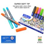 Doms Metallic Brush Pen Set 10 Shades - Image 4