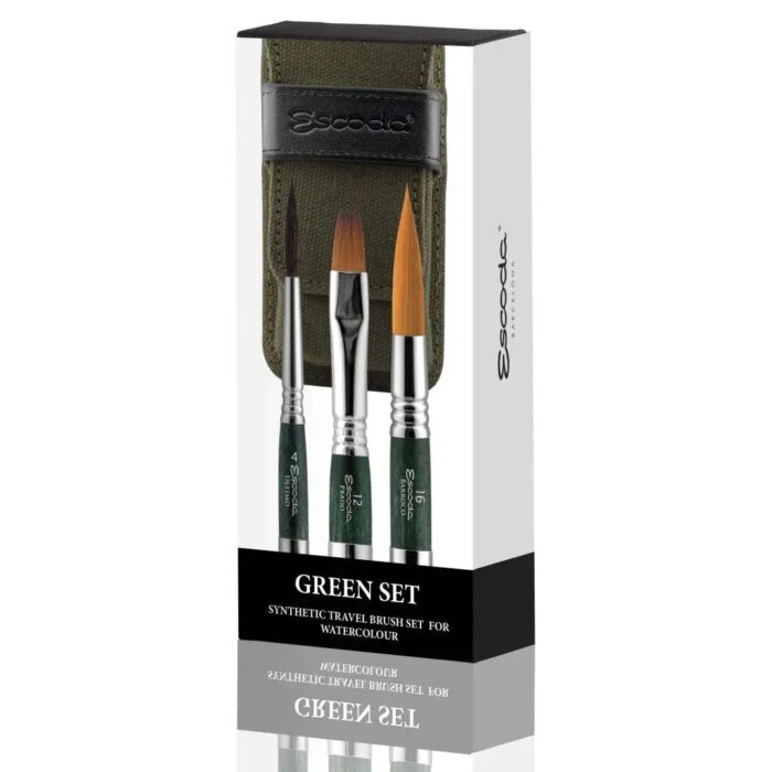 Escoda Synthetic Canvas Travel Brush Sets - Image 2