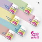 Fevicryl Pastel Acrylic Colours - Set of 6 (15ml)