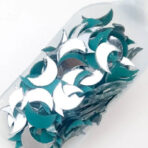 Icraft Mirrors - Round, Leaf, Drop, Triangle, Moon, Square, Diamond shaped  Beads for Mandala Arts, Decoration and Crafts