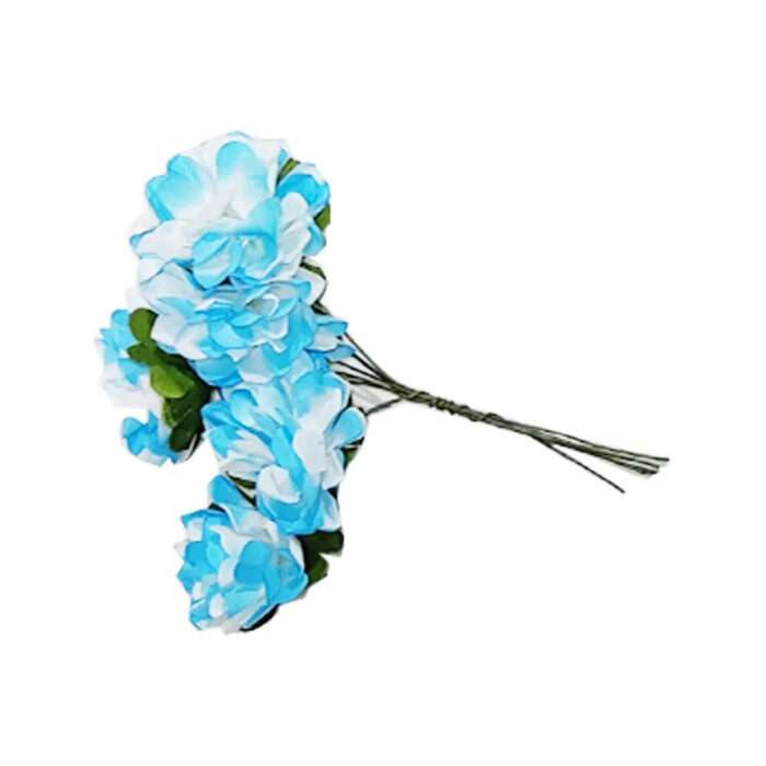 Jags Cloth Flowers Two Toned (Set of 6) - Image 3