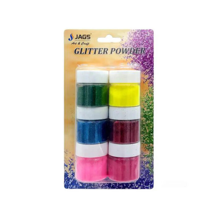 Jags Glitter Powder Set of 6Pcs (60Gms) - Image 2