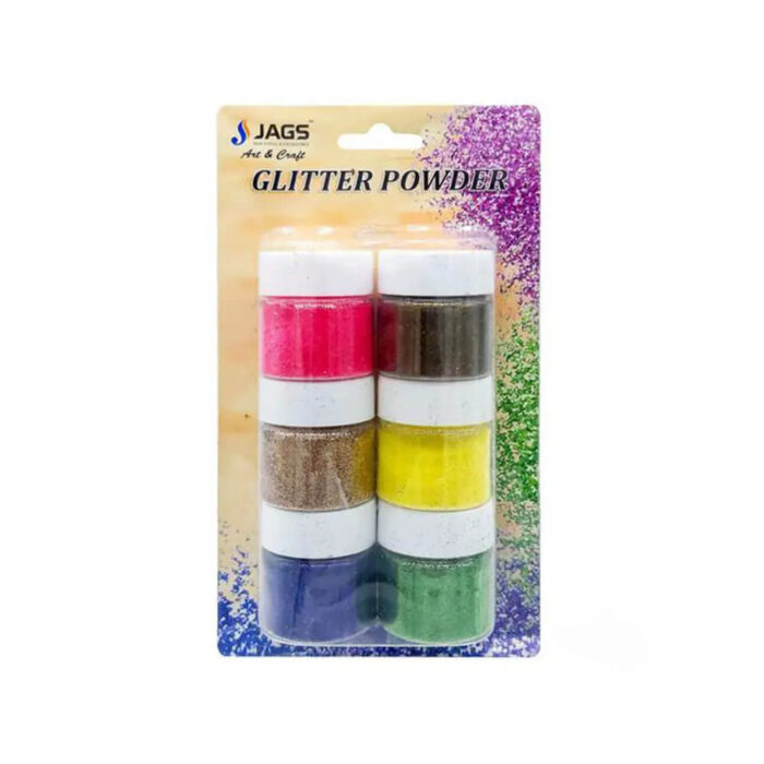 Jags Glitter Powder Set of 6Pcs (60Gms) - Image 3