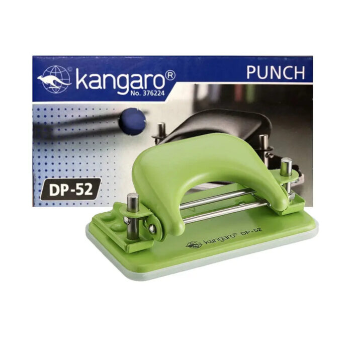 Kangaro Desk Essentials DP-52 2 Hole Metal Classic Mini Paper Punch pack of 1 - Image 2