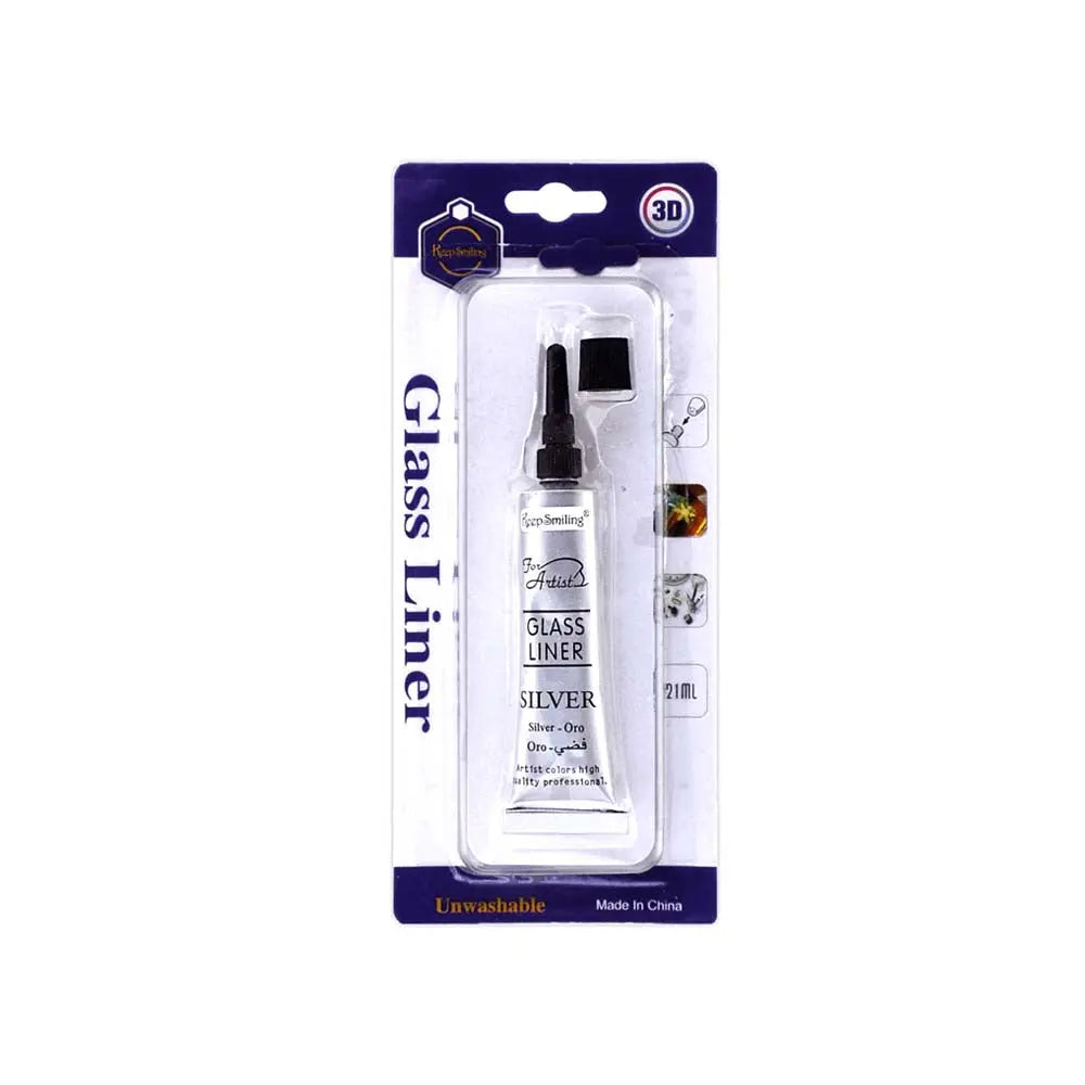 Keep-Smiling-Glass-Liner-21ML-Keep-Smiling-1667672349.jpg Glass liner Keep Smiling glass liner Glass painting supplies Glass art tools DIY glass painting Glass liner Keep Smiling glass liner Glass painting supplies Glass art tools DIY glass painting