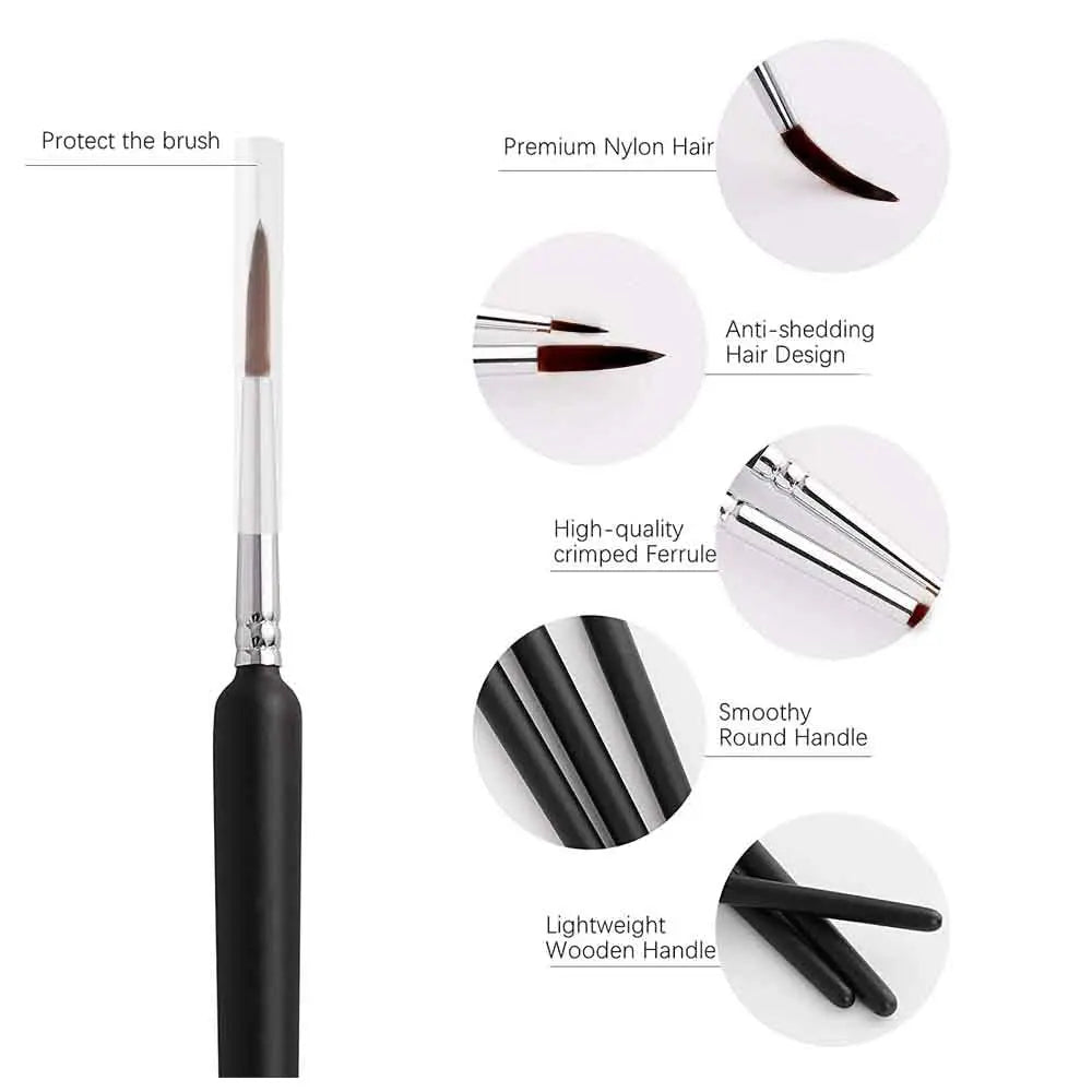 KeepSmilling-Paint-Brushes-Set-6-Pes-Detail-Liner-Fine-Tip-Artist-Brushes-Suitable-for-Acrylic-Painting_-Oil_-Face_-Nail_-Scale-Model-Painting-Canvazo-1670824272.jpg KeepSmilling Detail Paint Brush Set Set 6 Pcs Artist Brushes Suitable for Acrylic Painting, Face, Nail, Scale Model Painting