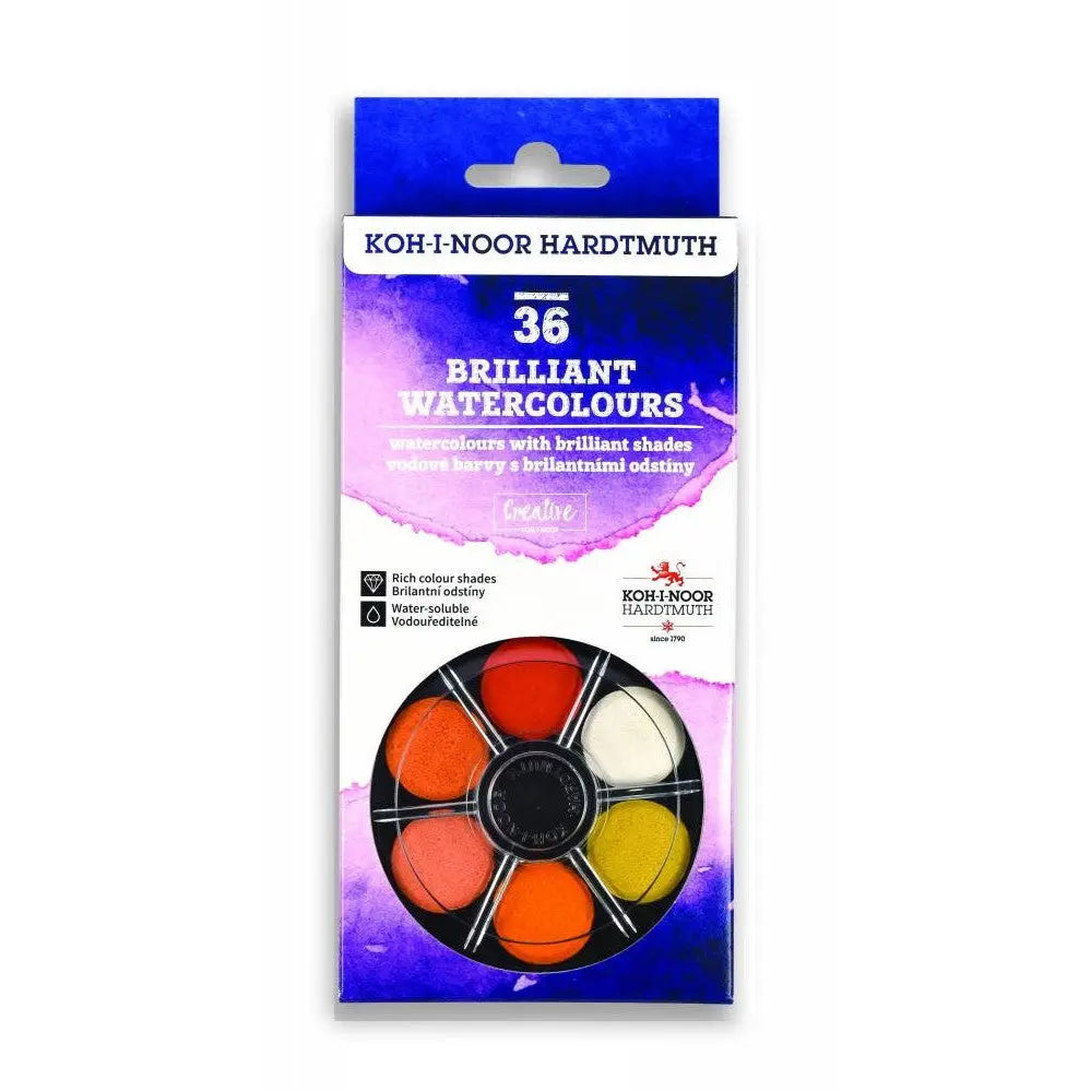 Kohinoor-Hardmuth-Brilliant-Watercolours-Set-Kohinoor-1692794700669.jpg Kohinoor Hardtmuth Brilliant Watercolours Set - Image 1