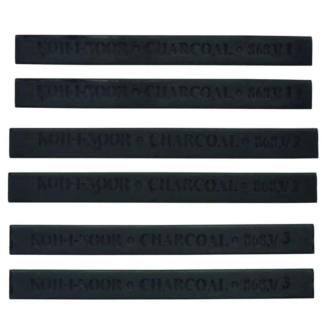 Kohinoor-Hardtmuth-Artificial-Blocks-Square-Charcoal-Blocks-Square-Set-Of-6-_1_-2_-3_-Kohinoor-50669138.jpg Kohinoor Hardtmuth Artificial Blocks Square - Charcoal Blocks Square Set Of 6 (1, 2, 3) - Image 1