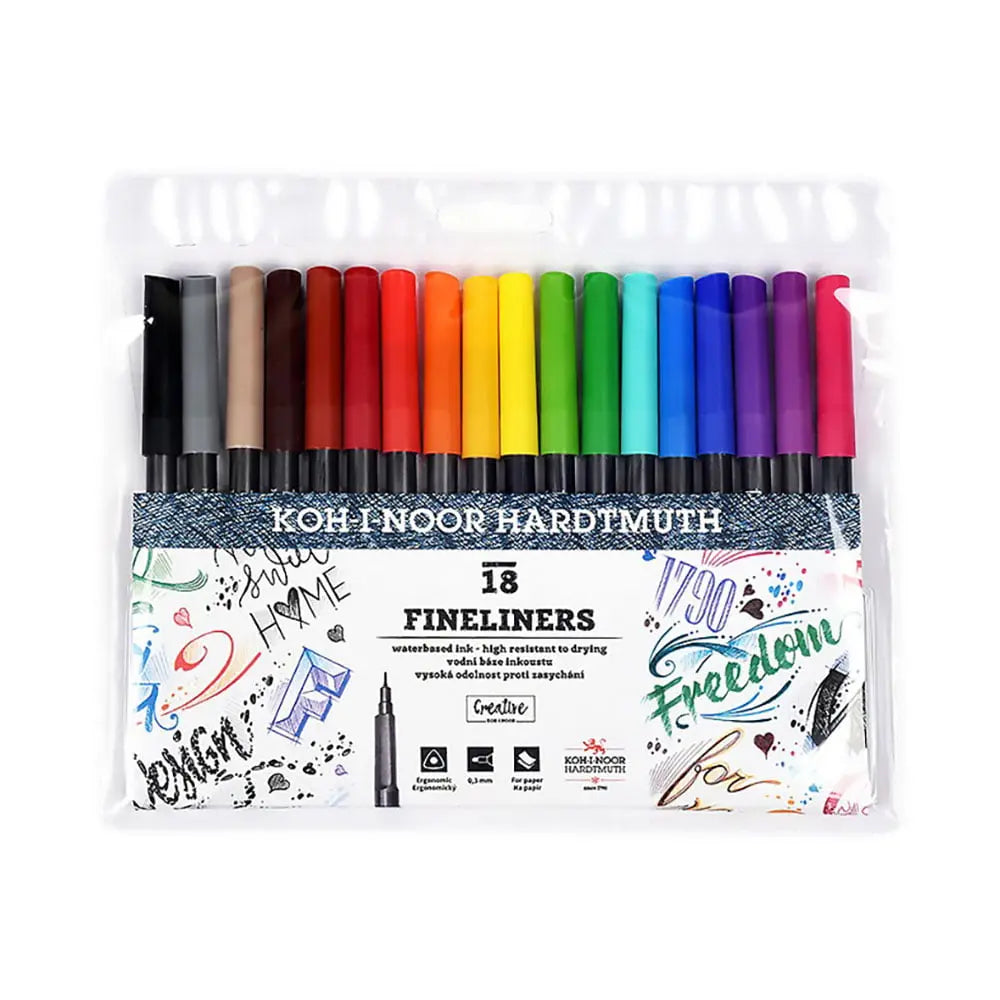 Kohinoor-Hardtmuth-Fine-Liners-Pen-Set-Kohinoor-1667643834.jpg Kohinoor Hardtmuth Fine Liners Pen Set - Image 1