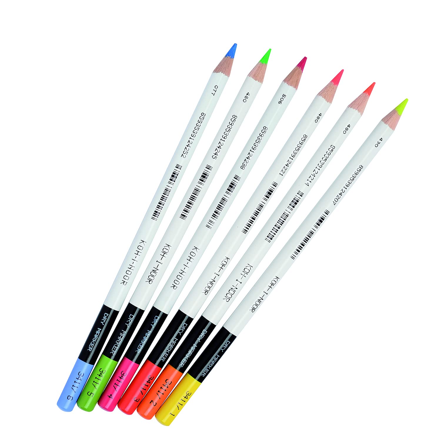 Kohinoor Hardtmuth Highlighter Pencils Set – 6Pcs Kohinoor Hardtmuth Highlighter Pencils Set - 6Pcs