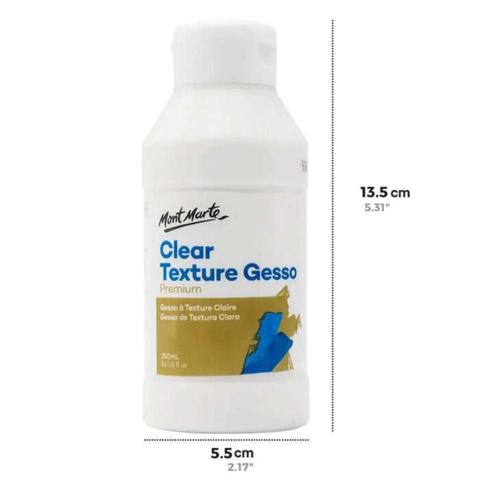 MONT MARTE Clear Texture Gesso Premium 250 ml