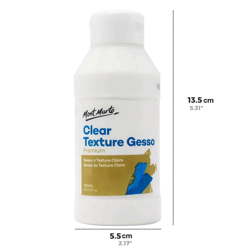 MONT MARTE Clear Texture Gesso Premium 250 ml