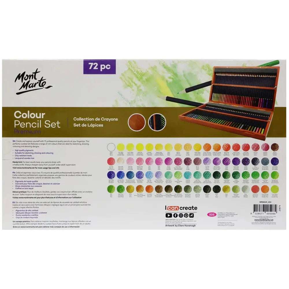 Mont-Marte-Premium-Colour-Pencils-72pc-Mont-Marte-1681976475_a76b8329-11f2-4215-aeda-5ec5a60bacf4.jpg Mont Marte Premium Colour Pencils Box Set 72pc - Image 1