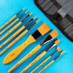 Mont Marte Signature Brush Set In Wallet Pack Of 11 - Image 3