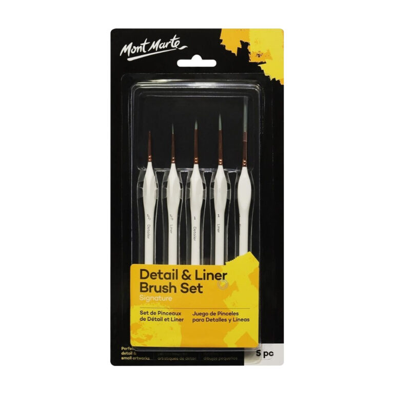 Mont Marte Signature Detail & Liner Brush Set of 5