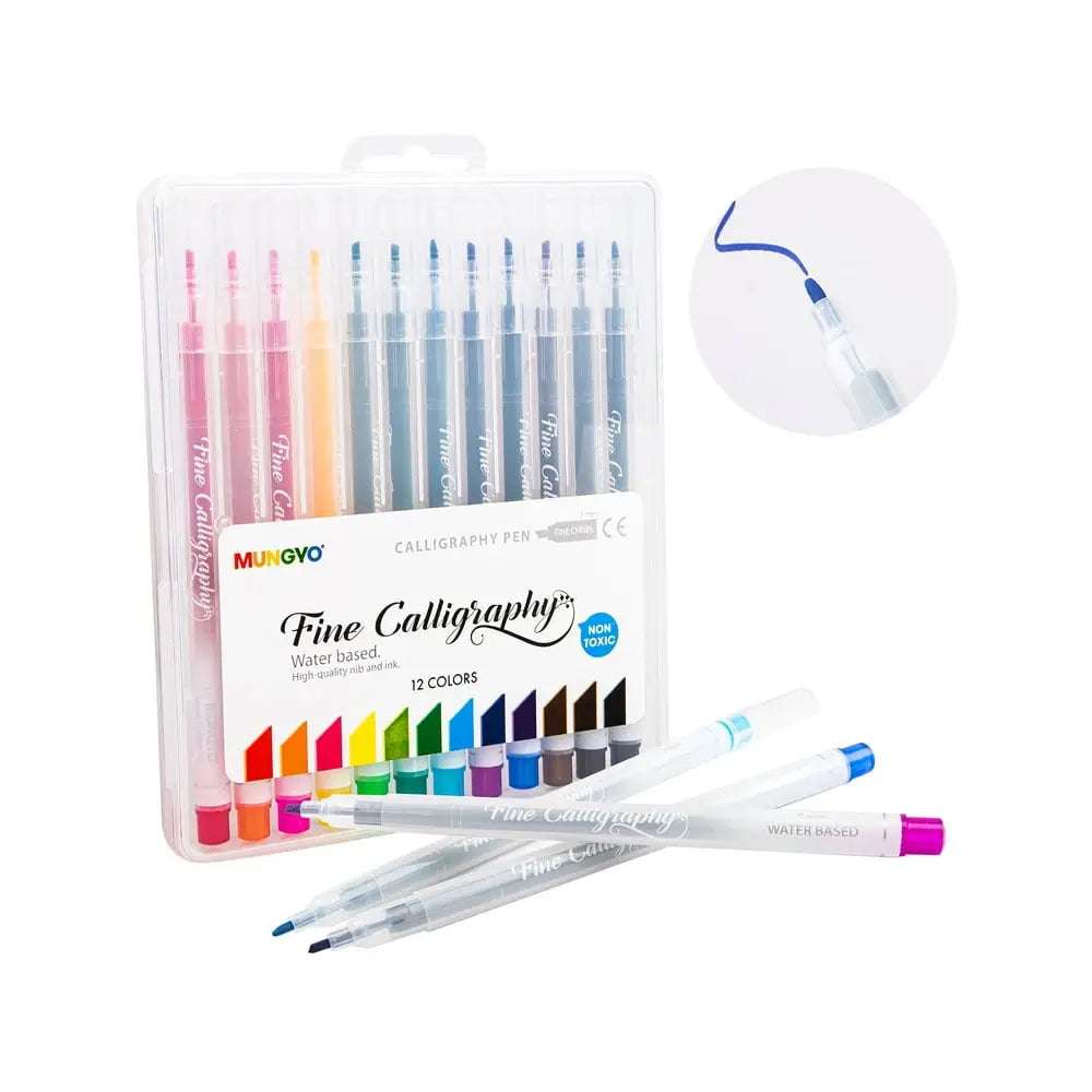 Mungyo Fine Calligraphy 12 Colours Set