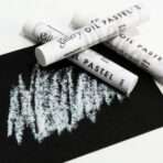 Mungyo Gallery Soft Oil Pastels Set of 6 Single Color-White - Image 2