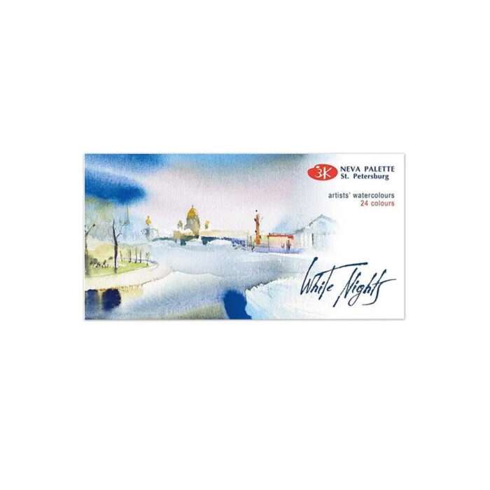 White Nights Artists Watercolour Full Pan Set - Neva Palette - Image 1