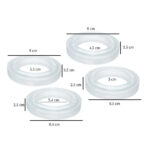 Pablo Art 4 Size Round Bangle Silicone Jewellery Casting Resin Mould