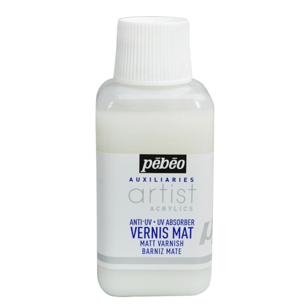 Pebeo Extra Fine Artist Acrylics Auxiliaries - Varnish for Acrylic Colours Pebeo Extra Fine Artist Acrylics Auxiliaries Matt Varnish