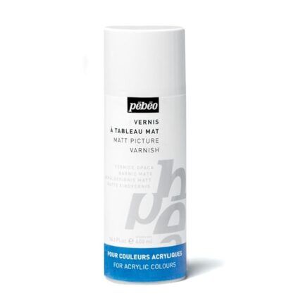 Pebeo Extra Fine Artist Acrylics Auxiliaries – Solvent Based Matt Varnish For Acrylic Colours – Spray