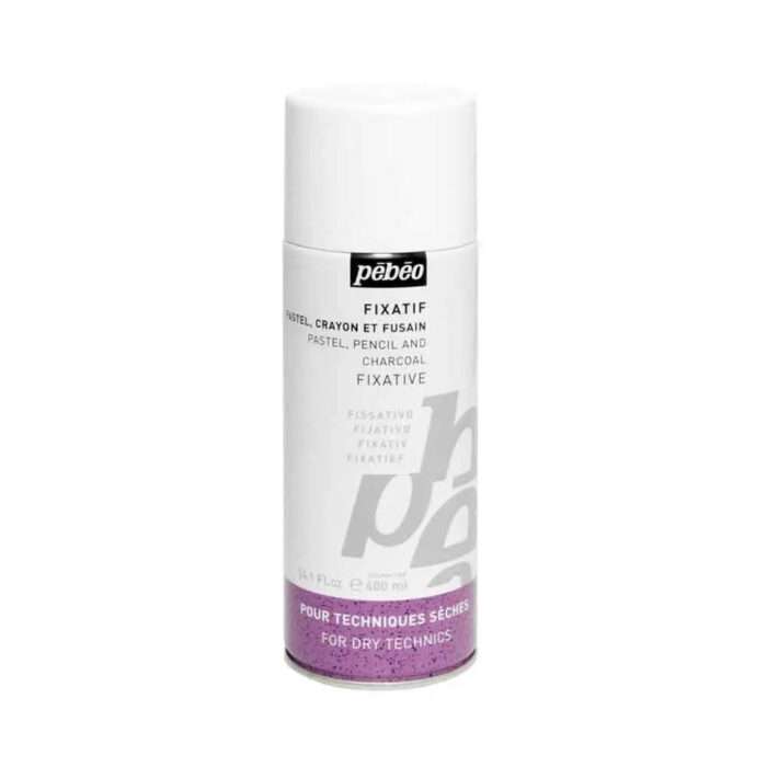Pebeo Extra Fine Pastel, Pencil And Charcoal  Fixative - Spray - Image 1