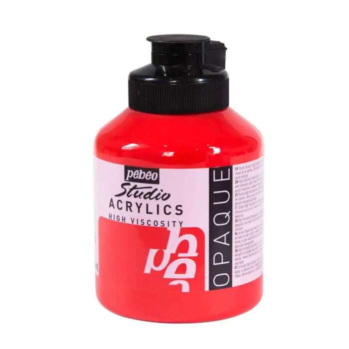 Pebeo Studio Acrylic Paints / Colours High Viscosity 500ml (Loose) - Image 6