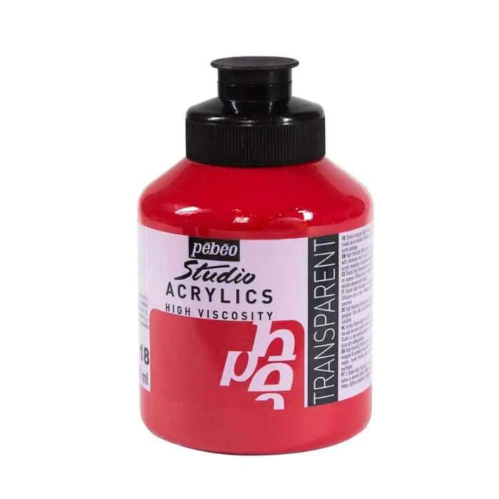 Pebeo Studio Acrylic Paints / Colours High Viscosity 500ml (Loose) - Image 8
