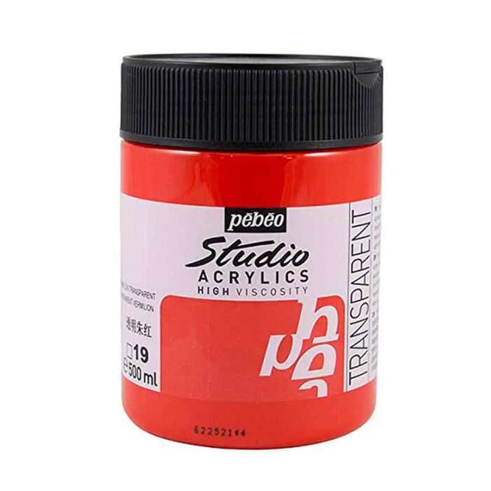 Pebeo Studio Acrylic Paints / Colours High Viscosity 500ml (Loose) - Image 10