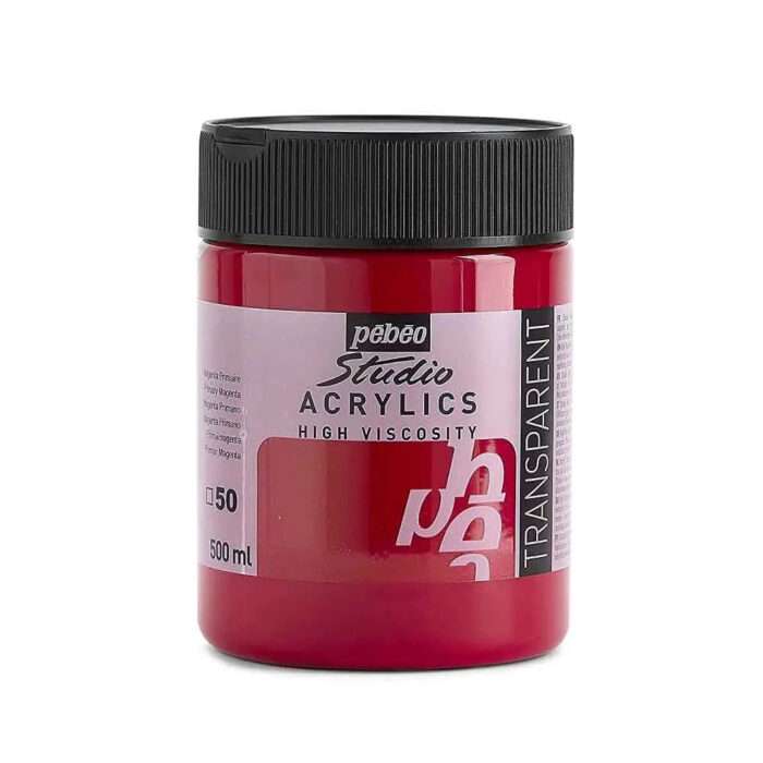 Pebeo Studio Acrylic Paints / Colours High Viscosity 500ml (Loose) - Image 12