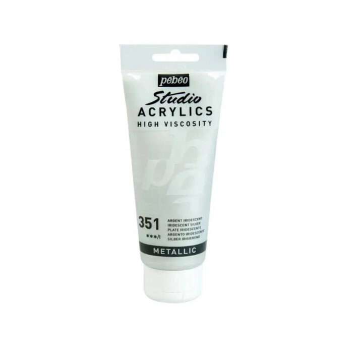 Pebeo High Viscosity Studio Acrylics Iridescent (Loose) - Image 2