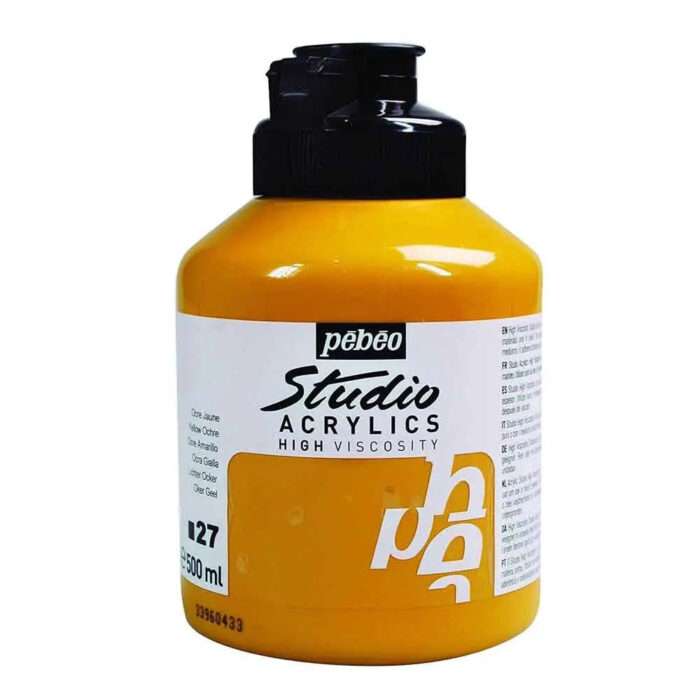 Pebeo Studio Acrylic Paints / Colours High Viscosity 500ml (Loose) - Image 30