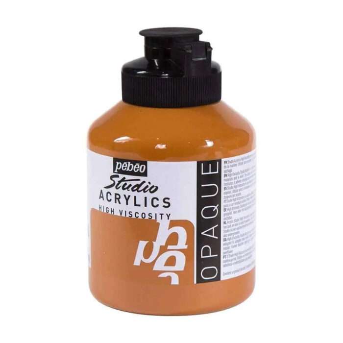 Pebeo Studio Acrylic Paints / Colours High Viscosity 500ml (Loose) - Image 32