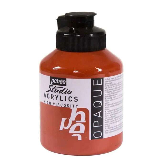 Pebeo Studio Acrylic Paints / Colours High Viscosity 500ml (Loose) - Image 35
