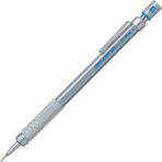 Pentel-Graph-Gear-500-Mechanical-Drafting-Pencil-0.5-mm-Silver-Body-Pentel