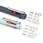 Pentel iZee 4 Colour in 1 Ball Point Pen 0.7mm - Image 2